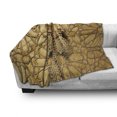 thumbnail image 2 of Moroccan Soft Flannel Fleece Throw Blanket, Main Gates of Royal Palace in Marrakesh Morocco Travel Tourist Attraction Photo, Cozy Plush for Indoor and Outdoor Use, 50" x 60", Pale Brown, by Ambesonne, 2 of 5
