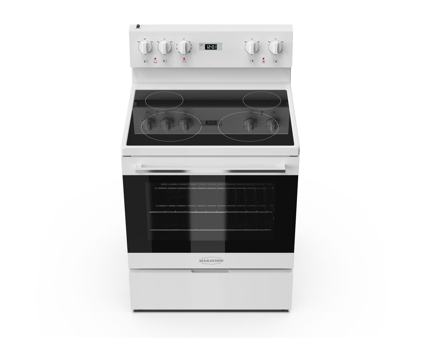 Marathon 30" Smooth Top Electric Range with Steam Clean