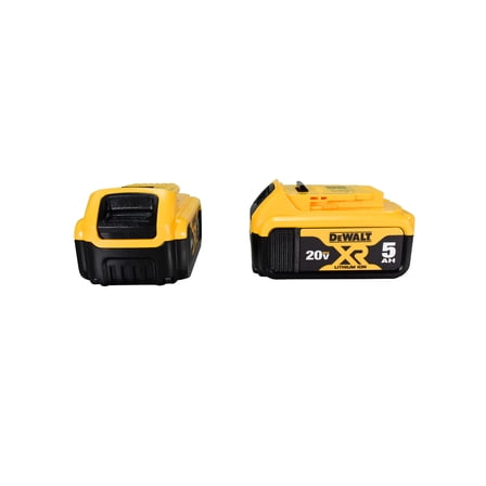DeWalt DCB205 20V MAX Lithium-Ion 5 Ah Battery Pack with Gauge (2 Pack)