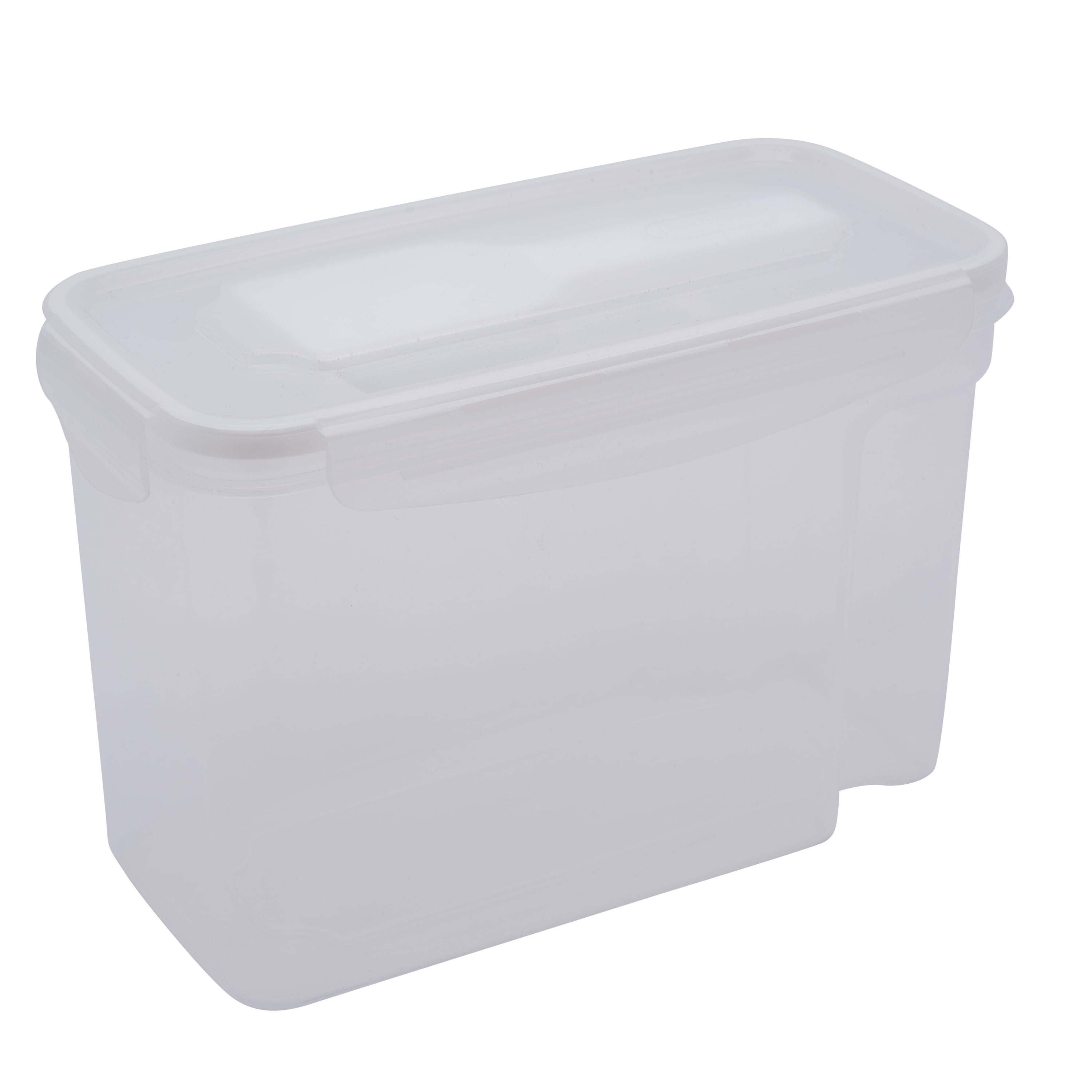 Kitchen Details 2 Pack Medium Size Plastic Airtight Cereal Container with Scooper