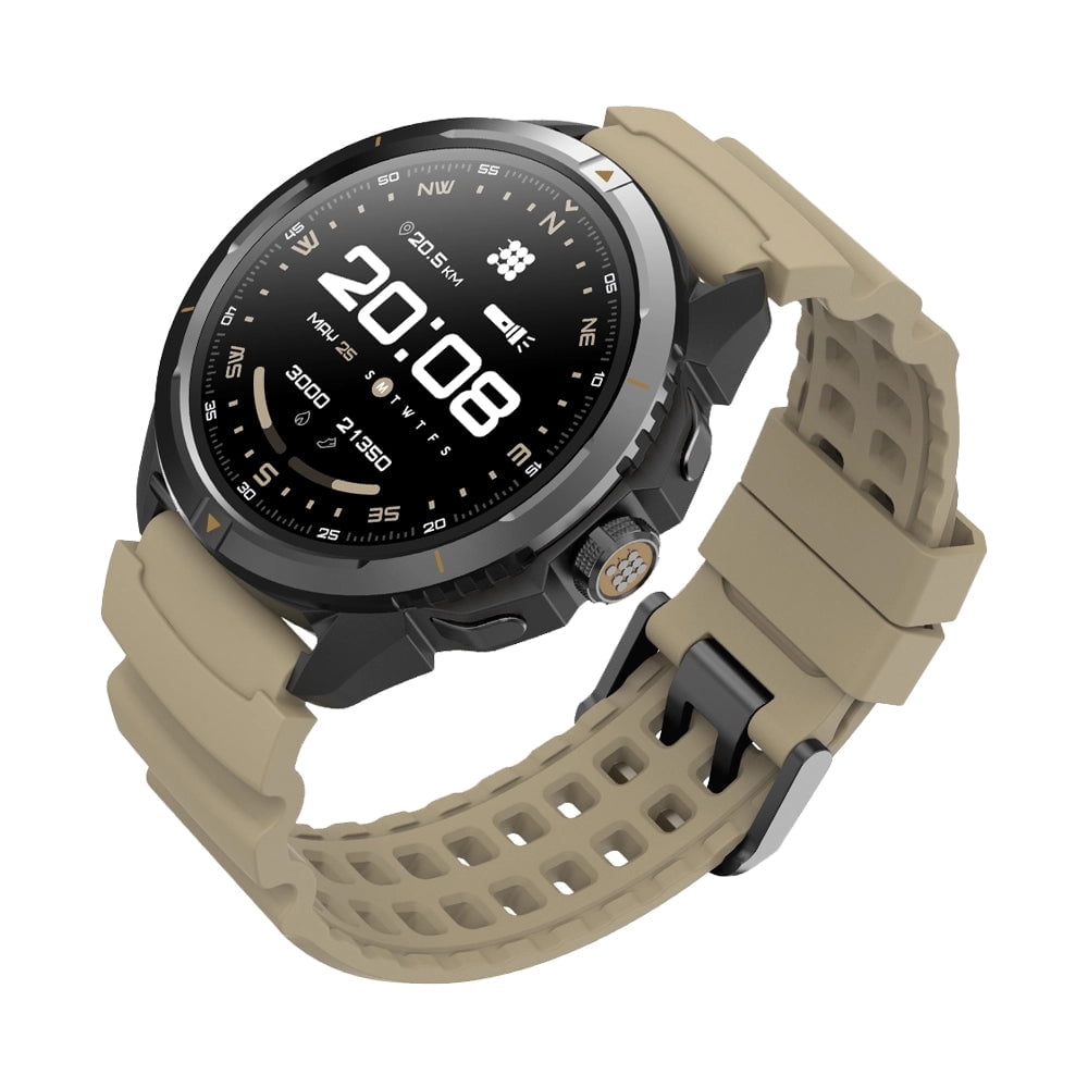 Cubitt TERRA Rugged Smartwatch with Dual-Band GPS (L1+L5), 1.48” AMOLED Display, Offline Maps, AI Coach, VITA Assistant, Military Certified, 5ATM, Up to 14-Day Battery Life
