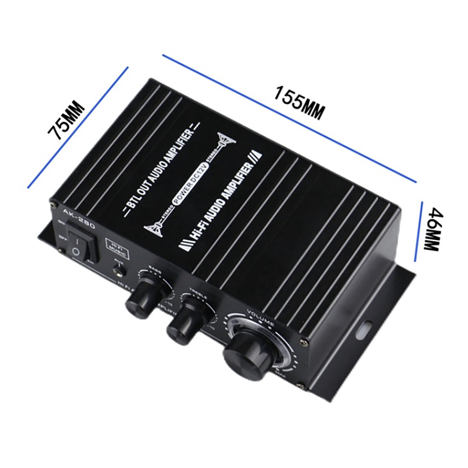 Portable Audio Amplifier for Various Devices Enjoy Quality Sound Accessory Part Amplifier AK280