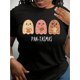 thumbnail image 1 of Halloween T-shirt - Funny Pantasmas Ghost Pan Dulce T-Shirt, Cute Ghost Conchas Tees, Latina Shirt, Mexican Halloween T-Shirt, Halloween Gift For Woman, 1 of 6
