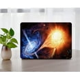 thumbnail image 4 of KSK KAISHEK Compatible Newest MacBook Air 13 inch Case 2022/2021/2020/2019/2018 Release Model A2337 m1&A2179&A1932, Plastic Hard Shell + Black Keyboard Cover, Galaxy A 126, 4 of 5