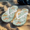 thumbnail image 5 of POLERO Womens Flip Flop Slippers Cartoon Puppy Grass Slip On Cushion Yoga Mat Comfortable Shower Sandals for Women, 5 of 7