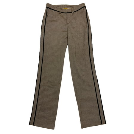 

Hanley Mellon Women s Boy Chino with Exposed Piping 0 Brown