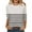 White, variant on YanHoo 3/4 Sleeve Tops for Women 3/4 Sleeve Crewneck Loose Fit Top 3/4 Sleeve Graphic Tees for Women Plus Size Womens Tops Sale Prime 3/4 Sleeve Shirts