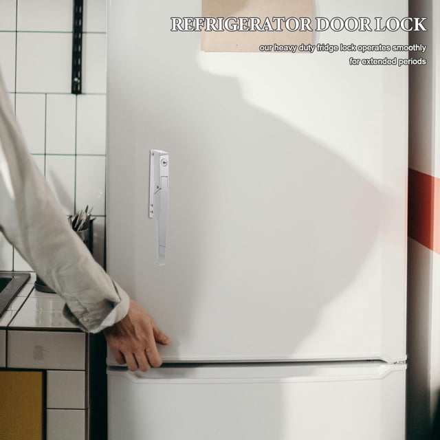 EXHUMKY Para Refrigerador Y Congelador Material Duradero Fácil Mantenimiento Plata