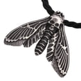 thumbnail image 3 of Collar colgante Zulema con colgante de polilla regalos góticos accesorios Unsex Plata, 3 of 8