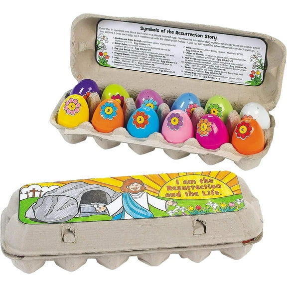 Fun Express Color Your Own Resurrection Eggs Craft Kit