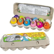 Fun Express Color Your Own Resurrection Eggs, Teach and Celebrate with Resurrection Crafts for Kids, Easter Craft Kit with Symbols and Labels for Kids and Parents, Safe & Fun, Holy Week Made Easy