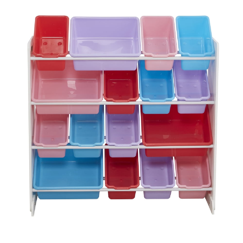 Kepooman Kids Toy Organizer With with 16 Plastic Bins, Extra Large Kepooman Kids Toy Organizer With with 16 Plastic Bins, Extra Large