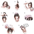 thumbnail image 4 of WhiteDiadema suave y sin calor para rizar cabello largo y ondulado - Barra cómoda para niñas, 4 of 5