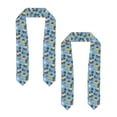 thumbnail image 2 of Xecao Pirate Marine Animals Print Graduation Shawl Stole Honor Stole Adult 72" Academic Commencements, 2 of 6