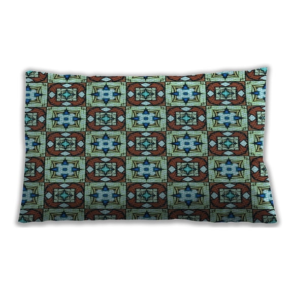Ahgly Company Indoor Rectangular Contemporary Lumbar Throw Pillow, 13 inch by 19 inch