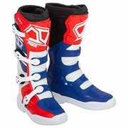MSR M3X Motocross Boot (8, Red/White/Blue)