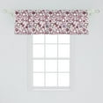 thumbnail image 2 of Ambesonne Geometric Window Valance, Abstract Square Shape, 54" X 18", Brown Purple Grey, 2 of 3