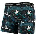 thumbnail image 2 of Men's Pair of Thieves Black/Teal Seattle Mariners Super Fit 2-Pack Boxer Briefs Set, 2 of 5