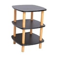 thumbnail image 3 of Luzkey Side Table Bedside Small Square Table,3 Tier Density Board ,Storage Assembly,Sofa Side Table End Table for Living Room,Office Black, 3 of 8