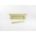 thumbnail image 7 of Home Wall Decorative Antique Brass Hardware 4 Hook Coat Rack - Yellow, 7 of 7