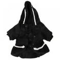 thumbnail image 3 of Cute Pet Hoodie Dog Bowknot Sweater Dress Puppy Winter Warm Velvet Coat Jacket Lovely Pet Pajamas Pet Dog Fleece Apparel XXS-L, 3 of 8
