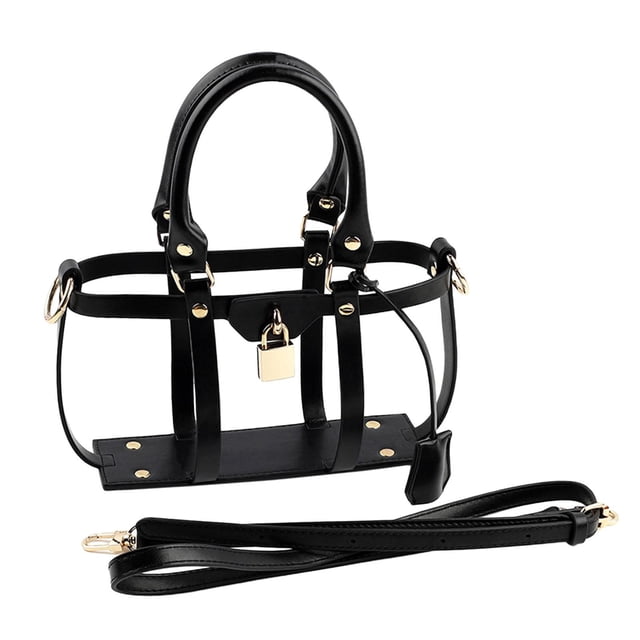 Bolso de mano con asas, accesorios y herramientas para manualidades para niñas que cumplen años Negro 255x6x18cm