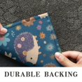 thumbnail image 6 of Cute Hedgehog Pattern with Pioneer Flower Door Rugs,Washable Non Slip Door Mats Indoor,Decorative Door Mats,Entry Mat Indoor for Entrance,Bedroom,Kitchen,Bathroom,17"x30", 6 of 6