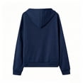 thumbnail image 7 of POROPL Sweatshirts for Women,Zip Up Hoodie Oversized Casual Long Sleeve Fleece Jacket with Pockets, 7 of 7