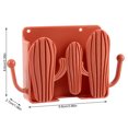 thumbnail image 3 of Caja de almacenamiento Moyic cactus resistente al agua autoadhesivo mando a distancia Vino rojo, 3 of 6