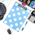 thumbnail image 3 of BAZIC Clipboard Carnival Polka Dot 12.5"x9", Low Profile Clip, Paperboard Fits A4 Letter Size, 6-Pack, 3 of 5