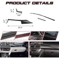thumbnail image 3 of Xotic Tech Interior Center Console Upper + Lower Stripe Molding Cover Trim, Carbon Fiber Pattern , Compatible with BMW 3 Series Sedan/Wagon F30 F31 2012-2018,GT F34 2014-2019 ,M3 F80 2014-2018, 3 of 8