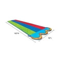 thumbnail image 4 of Banzai Triple Racer Inflatable Water Slide with 3 Body Boards, 16 ft x 82 in, Outdoor Use, 4 of 8