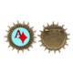 thumbnail image 1 of Pin de gancho de metal Unbranded Fortuna sol diamante póker M, 1 of 3