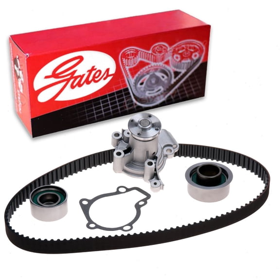 Gates PowerGrip Timing Belt Kit w Water Pump compatible with Hyundai Elantra 2.0L L4 1999-2007