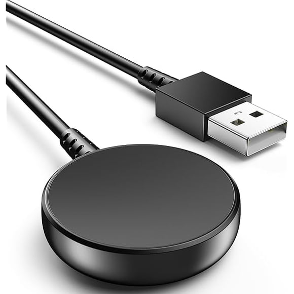 ccwonima Charger for Samsung Watch Compatible with Galaxy 7/6/6 Classic/5/5 Pro/4/4 Classic/3/Active Ultra/FE Watch-Charger USB Magnetic Charging-3.3ft/1m