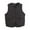 Black, variant on Fiaer Womens Oversized down Vest Button down V Neck Tanks Warm Sleeveless Casual Solid Color Tops with Pocket Grey XXXXXL
