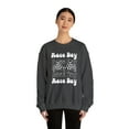 thumbnail image 3 of Adult Womens Race Day Sweatshirt, Mom Race Crewneck, Racing Season Top, 3 of 7