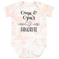 thumbnail image 3 of Inktastic Oma and Opa's Favorite Heart Grandchild Boys or Girls Baby Bodysuit, 3 of 5