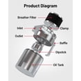 thumbnail image 2 of Colector de aceite EVIL ENERGY Bafled, 300 ml, universal, aluminio, 2 of 6