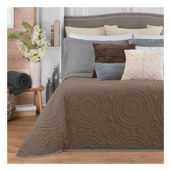 Edredon Ligero Pinsonic 3D con Funda de Almohada Doble Vista Esquimal (Falcon, Matrimonial)