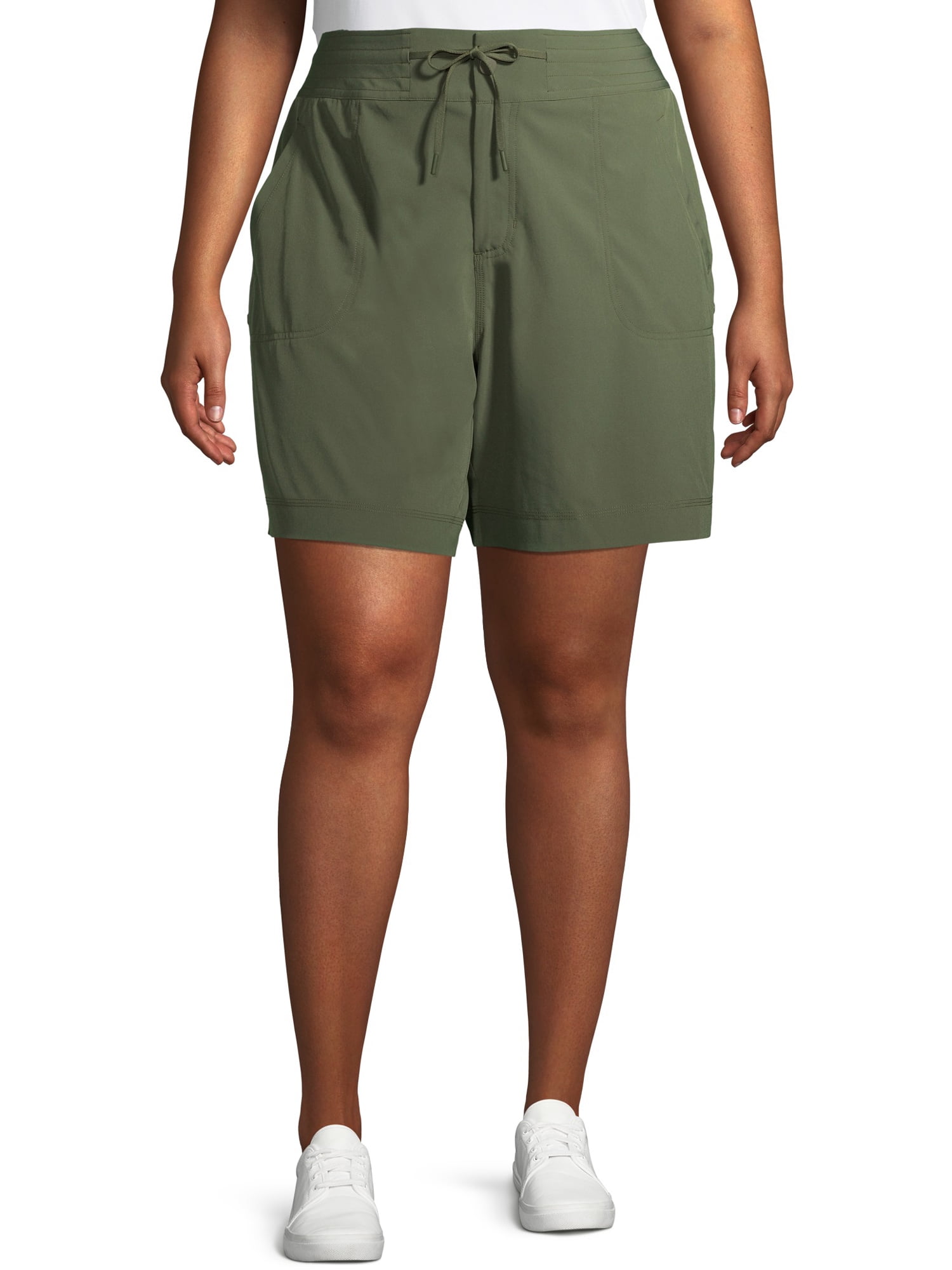 Athletic Works Women's Plus Size Active Commuter Bermuda Short