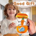 thumbnail image 4 of Plush Carrot Juicer Toy,Carrot Juicer Plush Toy,6 Inch Carrot Blender Plush, Fun Drawstring Rotatin, 4 of 5