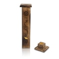 thumbnail image 2 of Wooden Incense Stick & Cone Burner Holder Tower Large Organic Eco Friendly Ash Catcher Agarbatti Holder Rustic Style Hand Carved For Meditation Yoga Aromatherapy Home Fragrance Products, 2 of 6