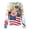 Light Blue, variant on Womens Scrub Jackets 250th Anniversary Usa Nurse Uniforms Casual Long Sleeve Crew Neck Patriotic American Flag Shirts