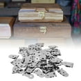 thumbnail image 4 of Cabinet Hinges, Strong Durable Door Hinges Convenient Practical Safe Reliable Small Compact With Screws For Boxes For Wooden Furniture, 4 of 8