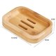 thumbnail image 1 of 1 jabonera de bambú para baño, cocina, accesorios de almacenamiento, 1 of 4