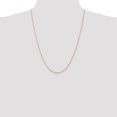 thumbnail image 2 of 14k Yellow Gold 24 Inch 1.5mm Rope Chain Necklace Pendant Charm, 2 of 9
