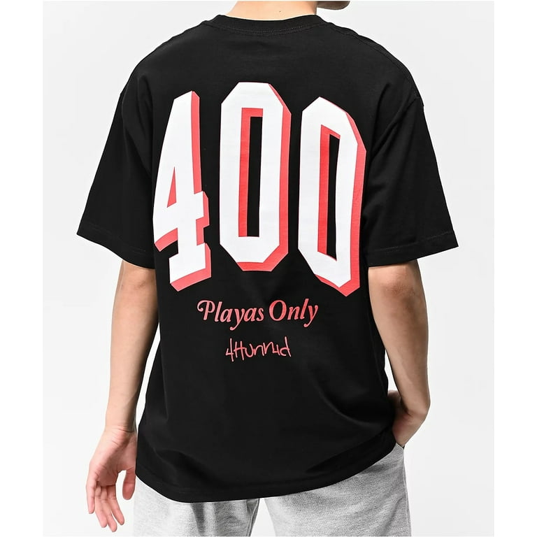 ラッパーYG! 4HUNNID BLACK 4HUNNID SS Tシャツ 4Hunnid YG Men's T-Shirt EST 1990 Short Sleeve Crewneck Tee