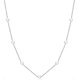 thumbnail image 1 of Silver-plated pearl chain necklace, 1 of 3