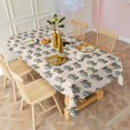 thumbnail image 5 of Light Pink Bigfoot and Mountain Pattern Rectangle Tablecloth 60"x102",Waterproof Polyester Rectangle Table Cloth, Wipeable Spillproof Polyester Tablecloth for Dining, Camping, Indoor and Outdoor, 5 of 6